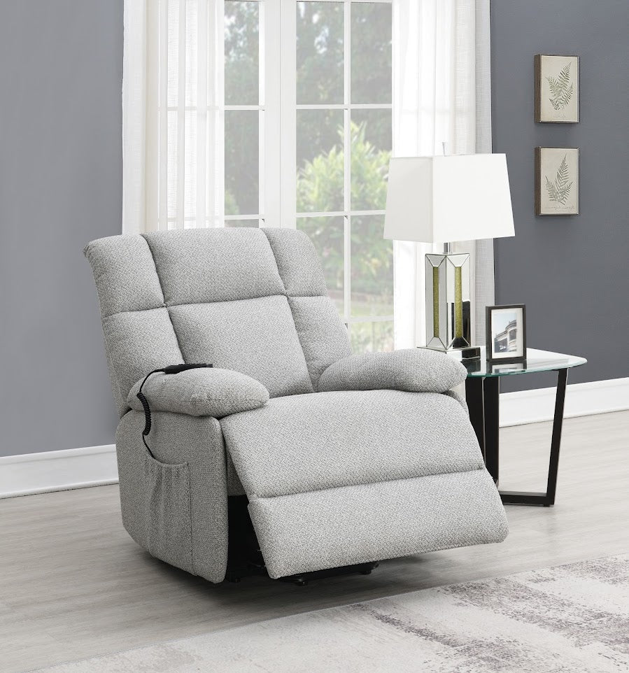 Pristina Lift & Rise Massage Chair - Light Grey