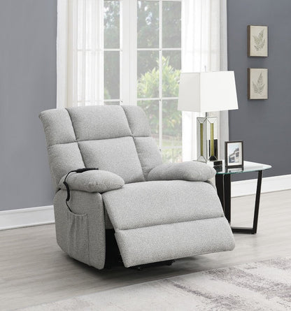 Pristina Lift & Rise Massage Chair - Light Grey