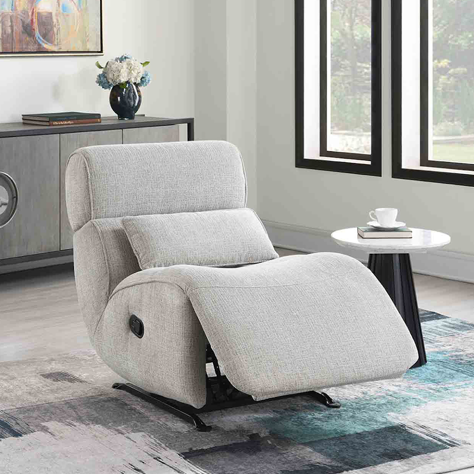 Minsk Manual Recliner Rocker - Linen