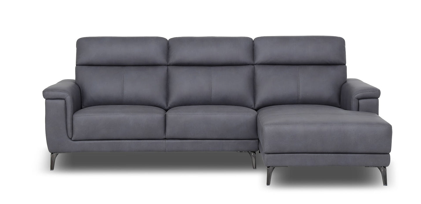 Denmark 3 Seater Right Hand Facing Chaise - Graphite