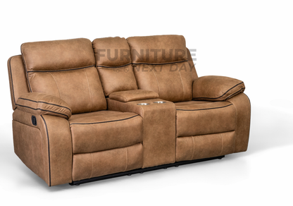 Kilmore 3+2 Manual Recliner - Tan