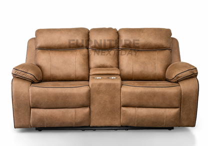 Kilmore 3+2 Manual Recliner - Tan