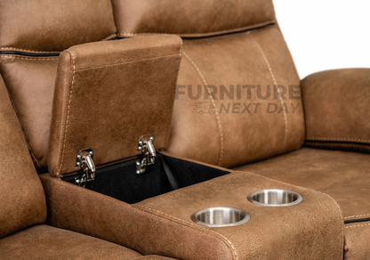Kilmore 3+2 Manual Recliner - Tan