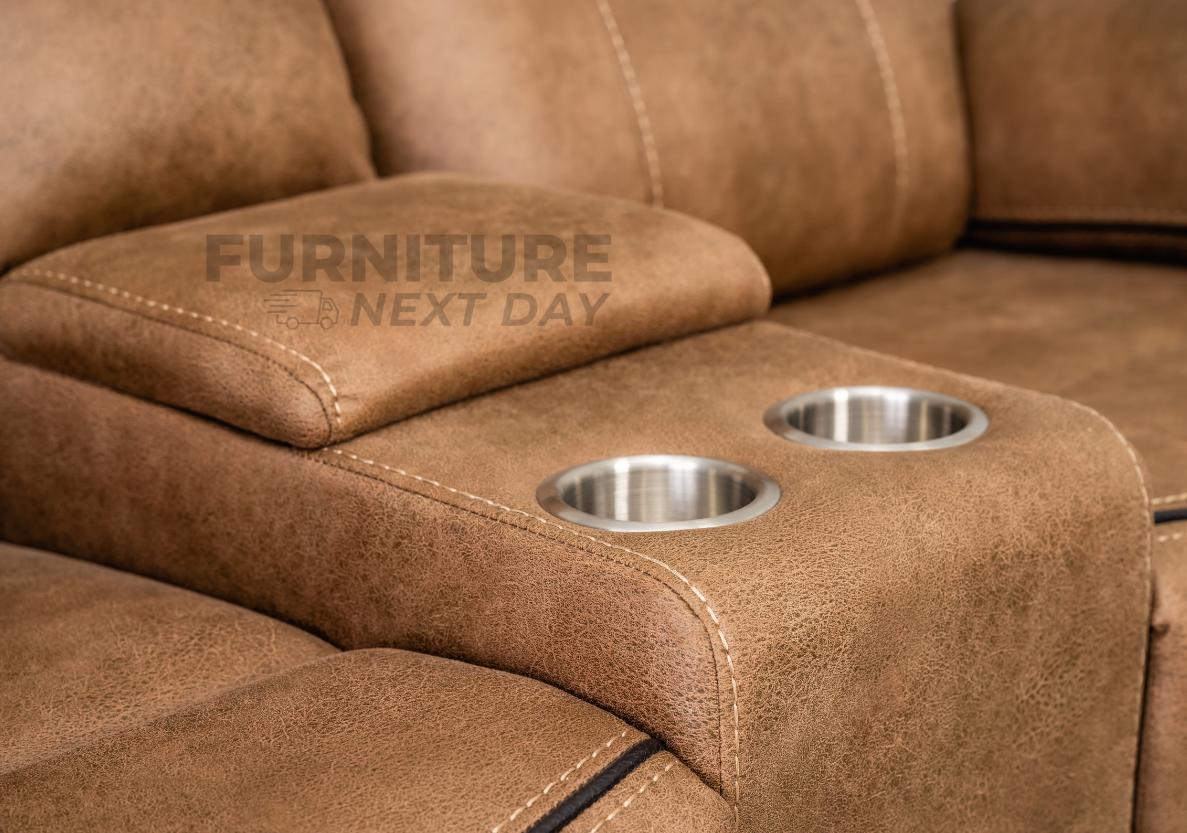 Kilmore 3+2 Manual Recliner - Tan