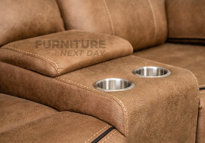 Kilmore 3+2 Manual Recliner - Tan