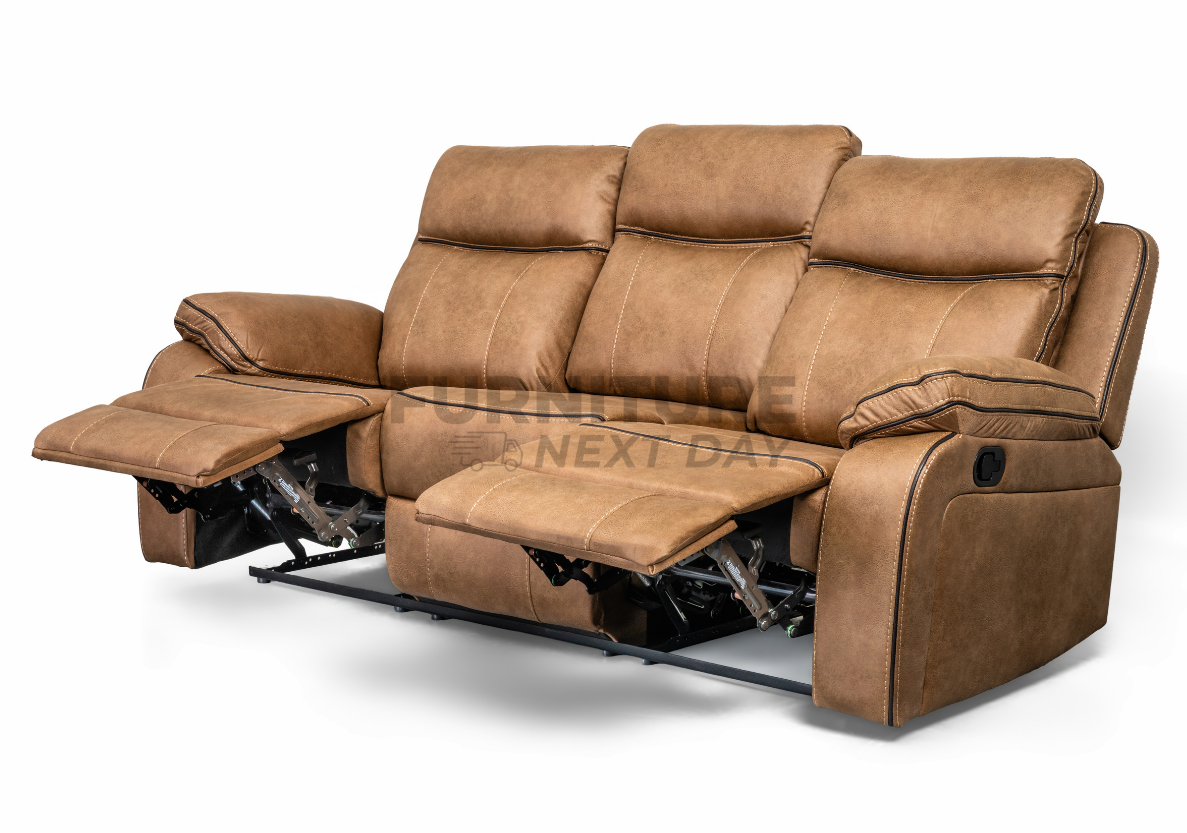 Kilmore 3+2 Manual Recliner - Tan