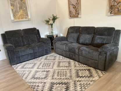 Lucy 3+2 Reclining Suite with Drop Down Table