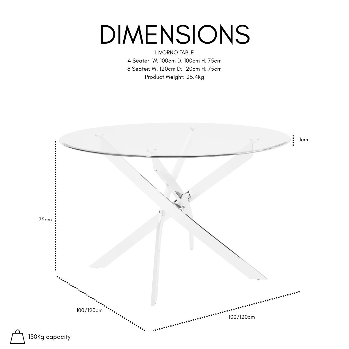 Lavina Silver Glass Table Dining Set with Dining Chairs