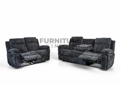 Lucy 3+2 Reclining Suite with Drop Down Table