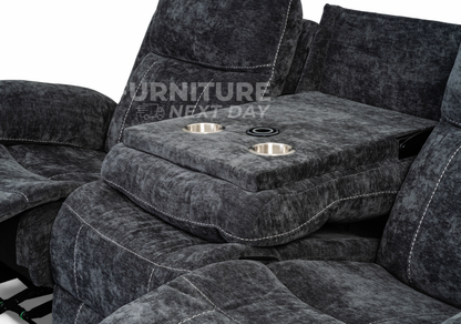 Lucy 3+1+1 Reclining Suite with Drop Down Table