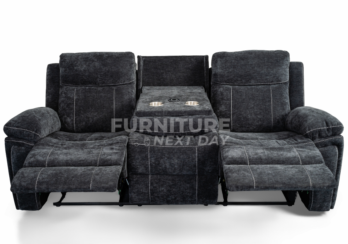 Lucy 3+1+1 Reclining Suite with Drop Down Table