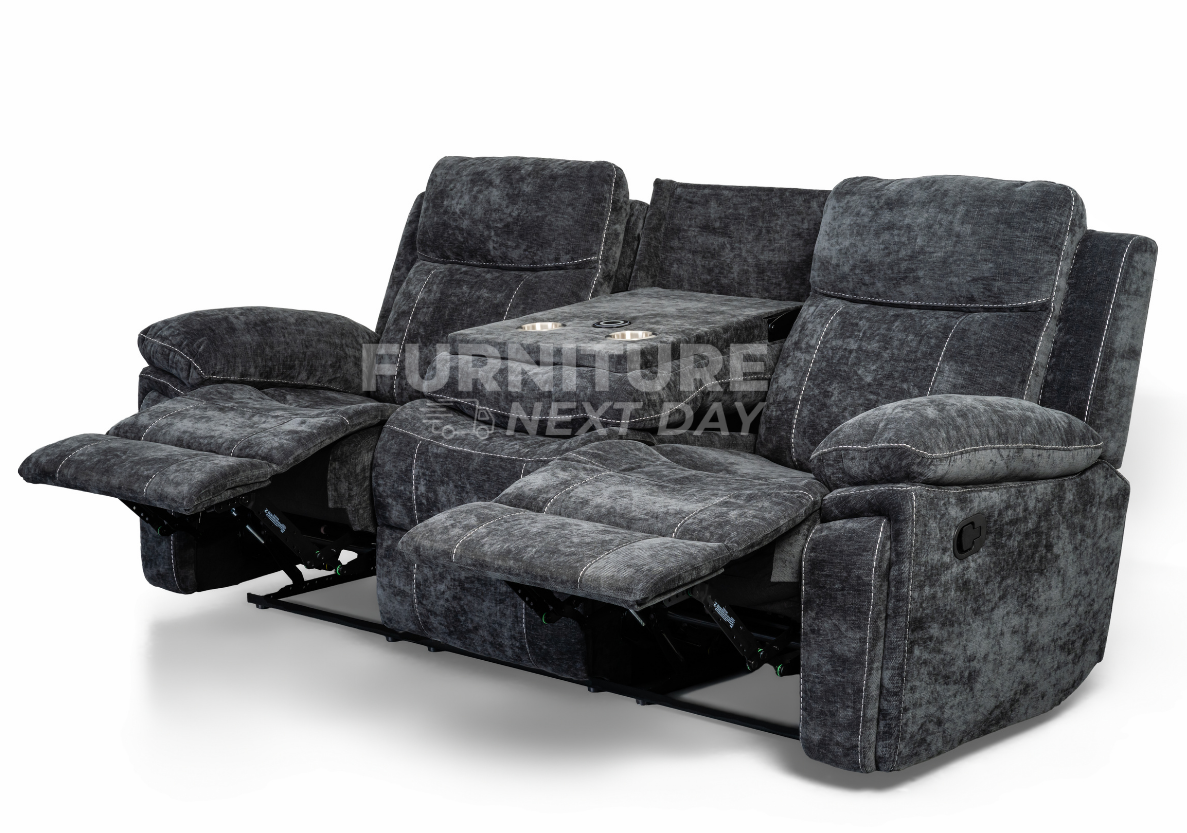 Lucy 3+1+1 Reclining Suite with Drop Down Table