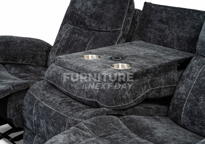 Lucy 3+1+1 Reclining Suite with Drop Down Table
