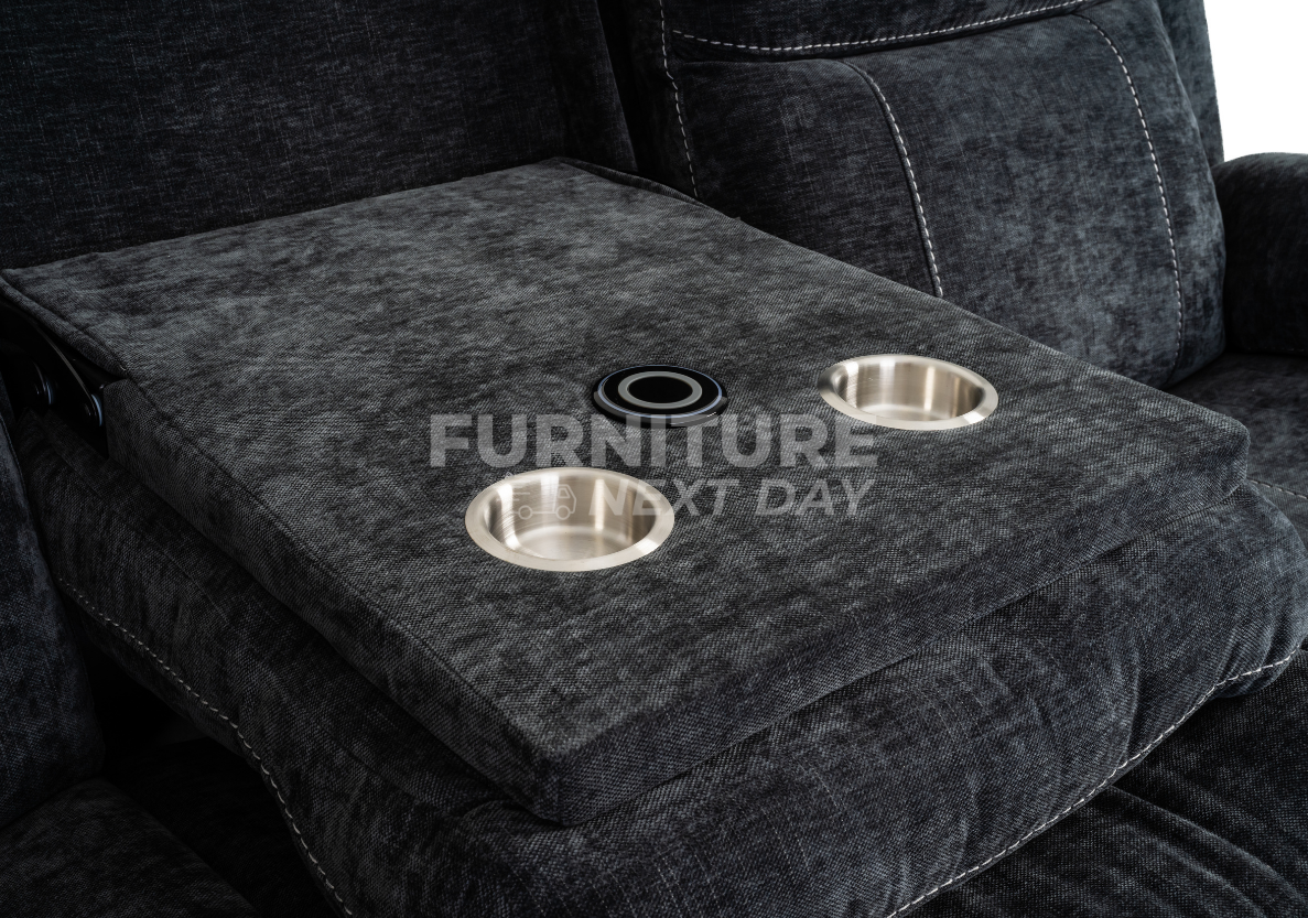 Lucy 3+1+1 Reclining Suite with Drop Down Table