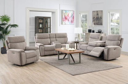 Springhill 1 Seater Fabric Electric Recliner- Beige
