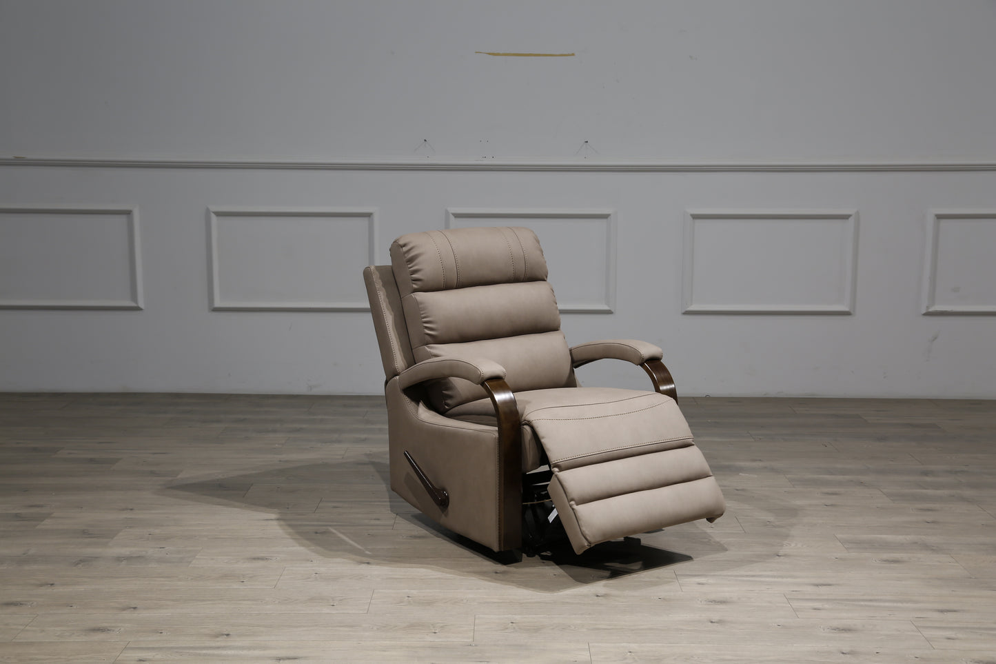 Tallaght 1 Seater Fabric Manual Recliner-Taupe