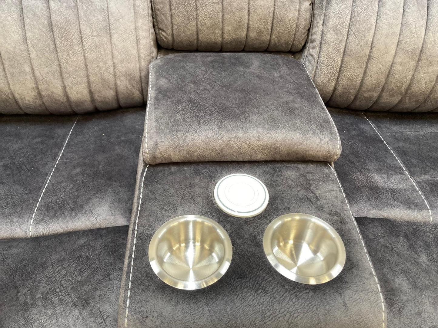 Westport Corner Manual Recliner - Dark Grey