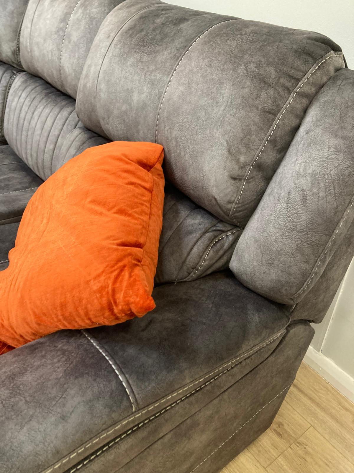 Westport Corner Manual Recliner - Dark Grey