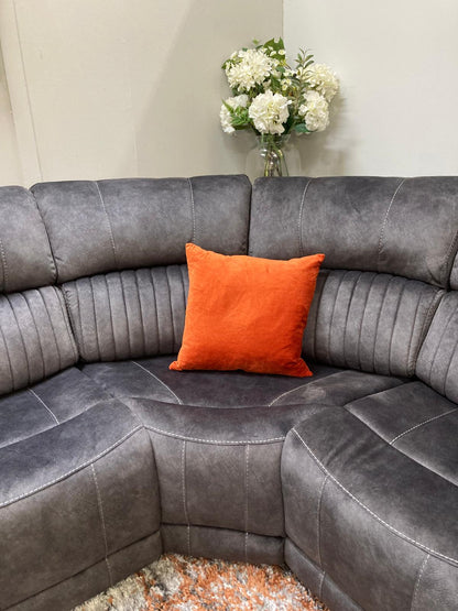 Westport Corner Manual Recliner - Dark Grey