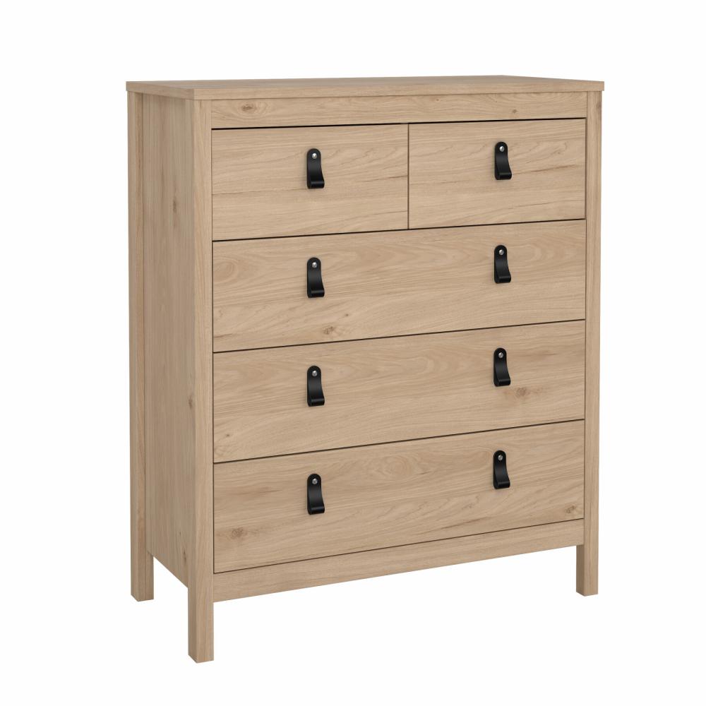 Madrid 3 Piece Bedroom Set with 3 Door Robe - Jackson Hickory