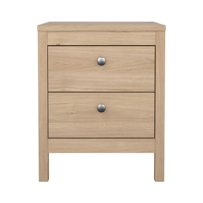 Madrid 3 Piece Bedroom Set with 2 Door Robe - Jackson Hickory