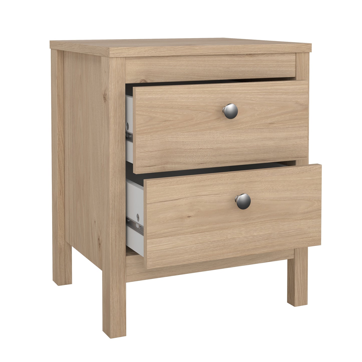 Madrid 3 Piece Bedroom Set with 3 Door Robe - Jackson Hickory