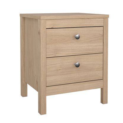 Madrid 3 Piece Bedroom Set with 3 Door Robe - Jackson Hickory