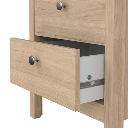 Madrid 2 Drawer Nightstand  - Jackson Hickory