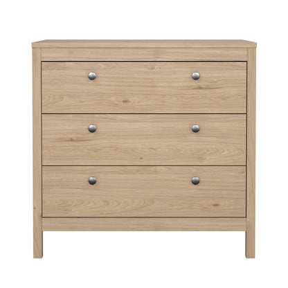 Madrid 3 Drawer Chest - Jackson Hickory
