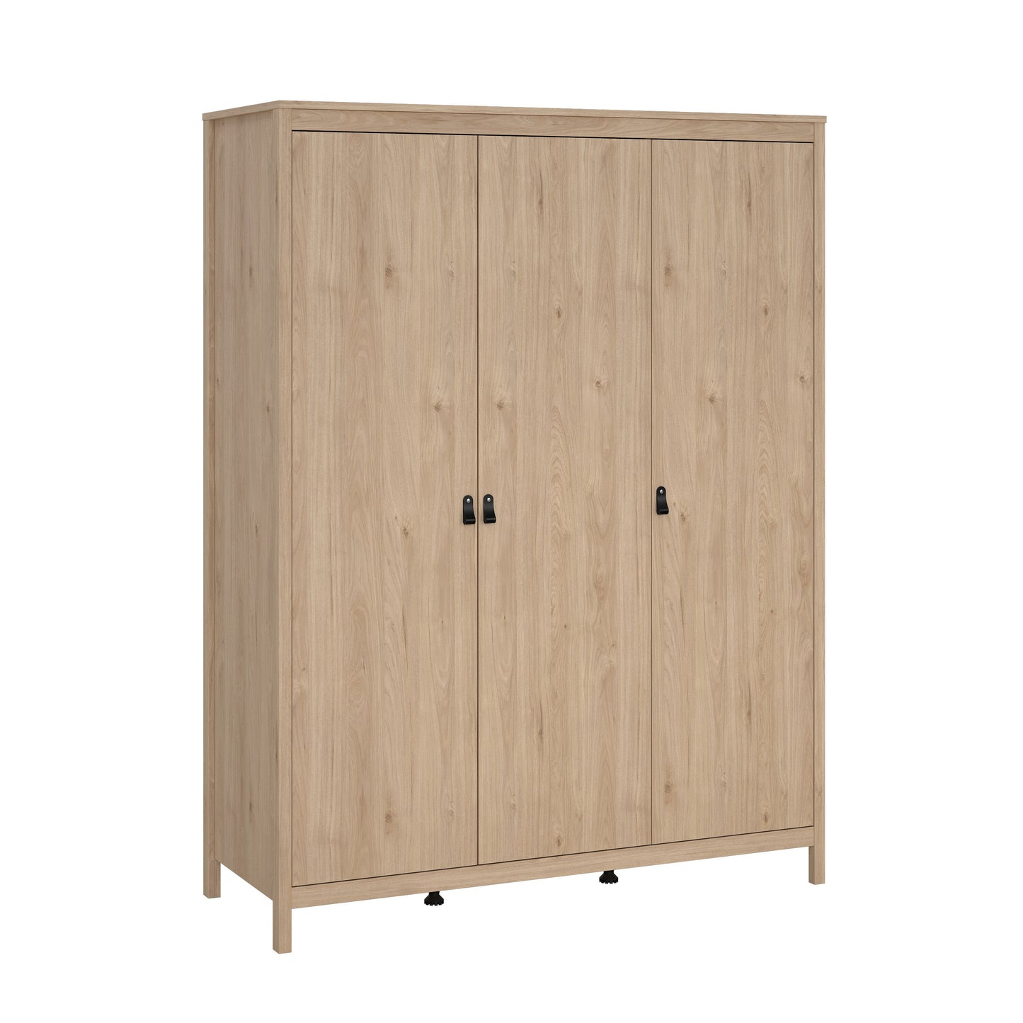 Madrid 3 Piece Bedroom Set with 3 Door Robe - Jackson Hickory