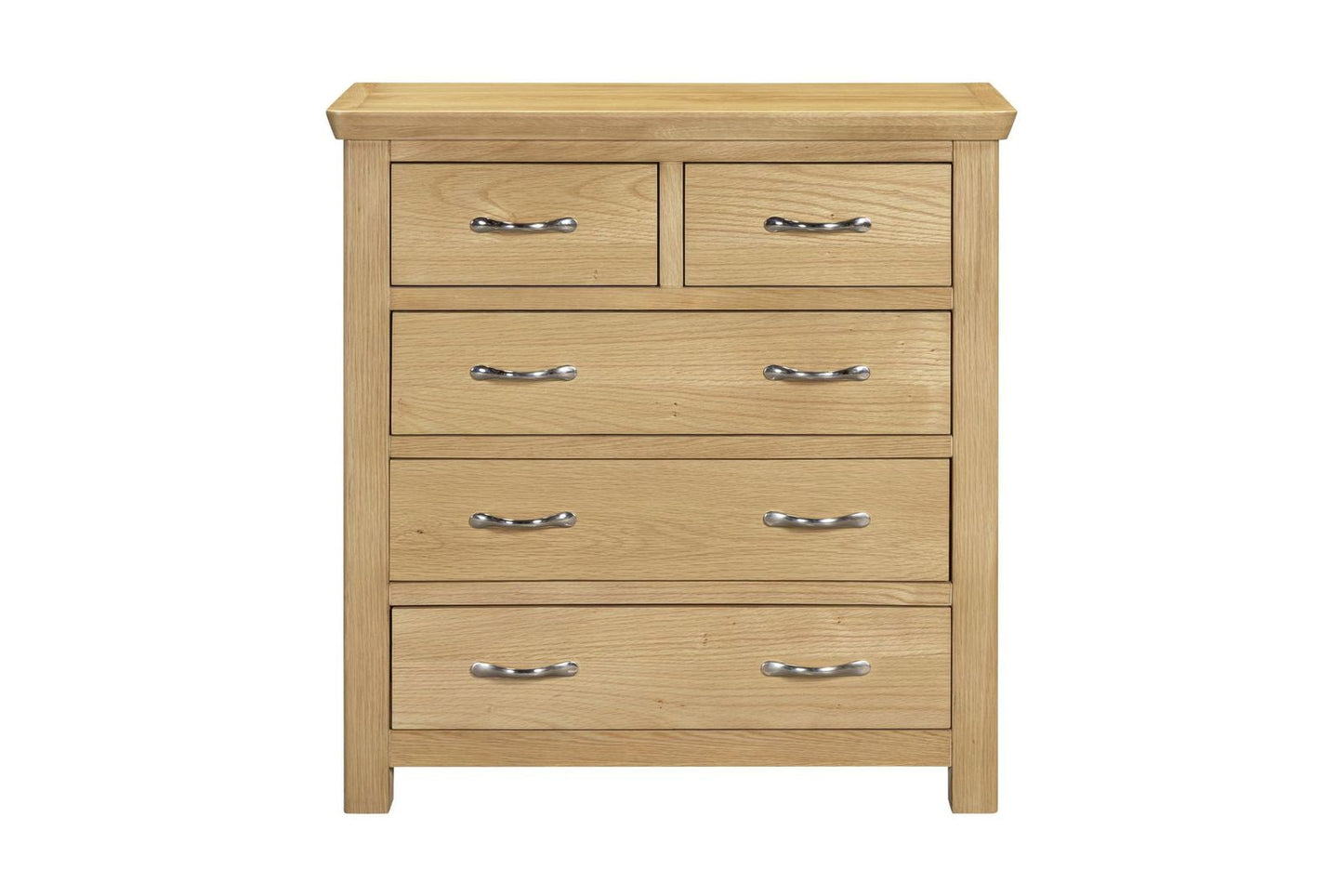 Manhattan 5 Drawer Chest - Light Oak