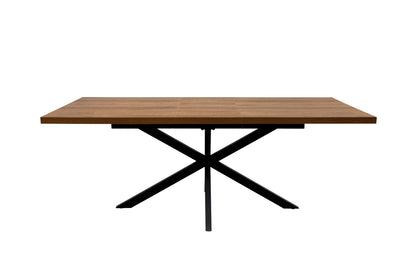 Pegasus Bay 1.6m Extending Dining Table - Dark Oak