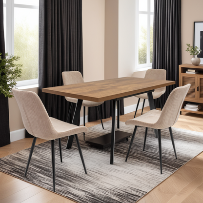 Pegasus Bay 1.2m Extending Dining Table - Dark Oak