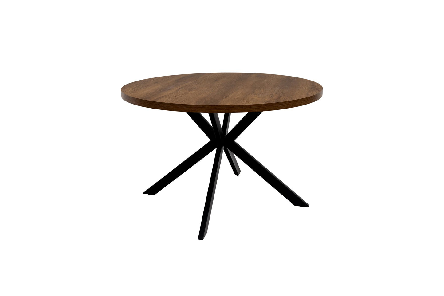 Pegasus Bay 1.2m Round Dining Table - Dark Oak