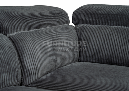 Portballo Corner Suite with Pull out Bed and Ottoman - Grey
