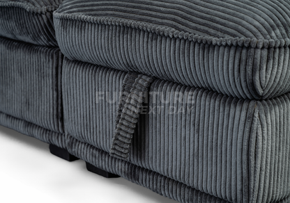 Portballo Corner Suite with Pull out Bed and Ottoman - Grey