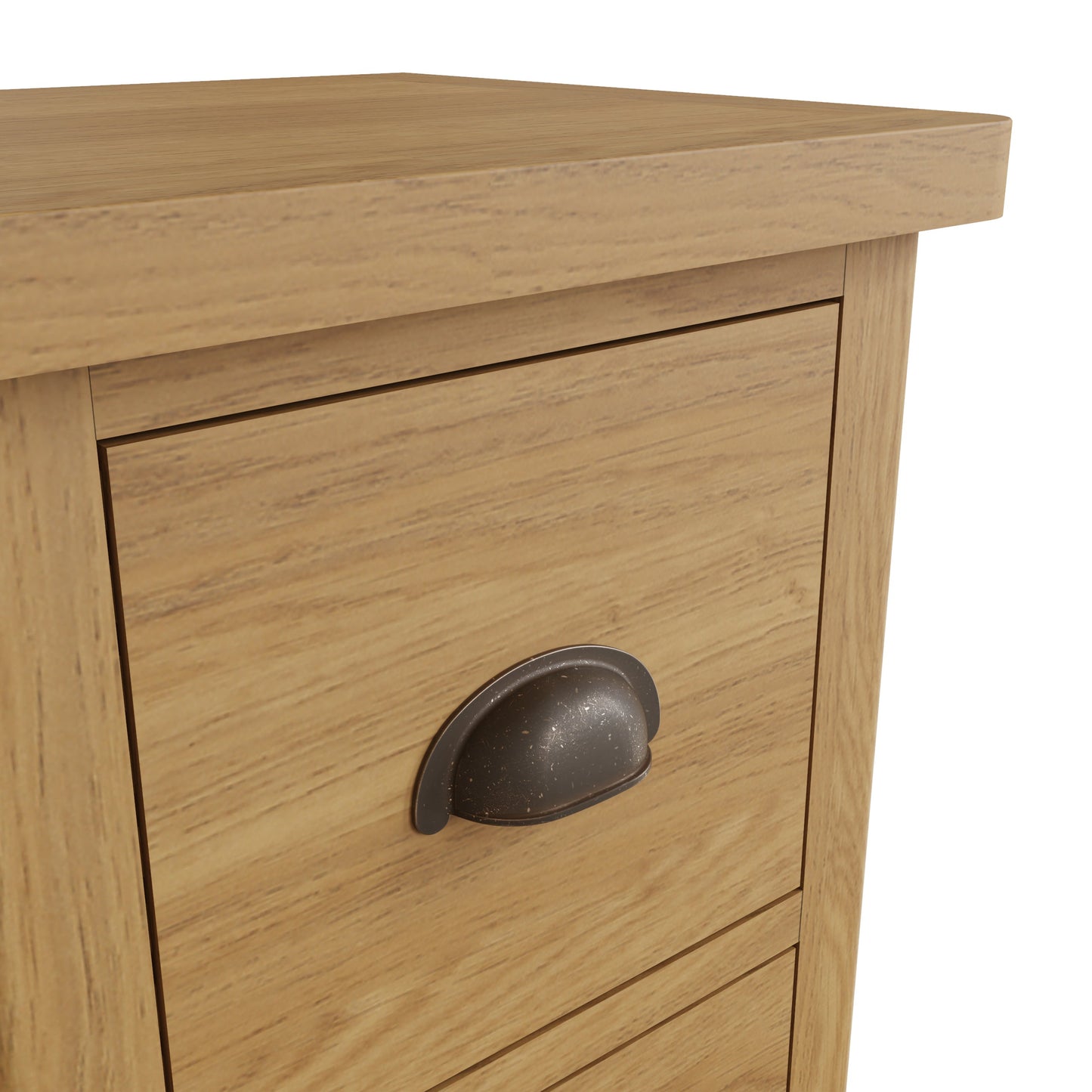 Rhodes Oak Bedside Cabinet