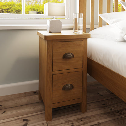 Rhodes Oak Bedside Cabinet