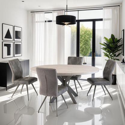 Roubine 1.2m Round Extending Table