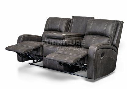 Ringswood 3+1+1 Manual Recliner - Grey