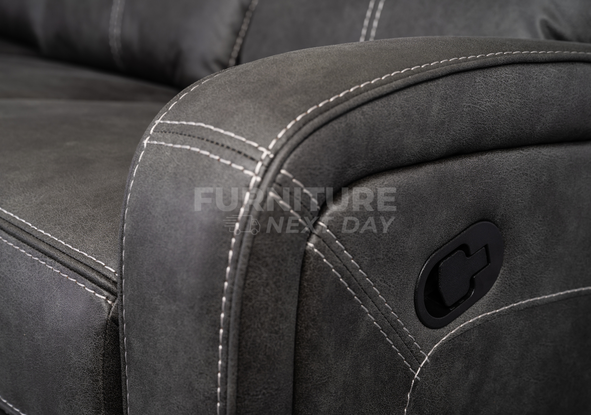 Ringswood 3+1+1 Manual Recliner - Grey