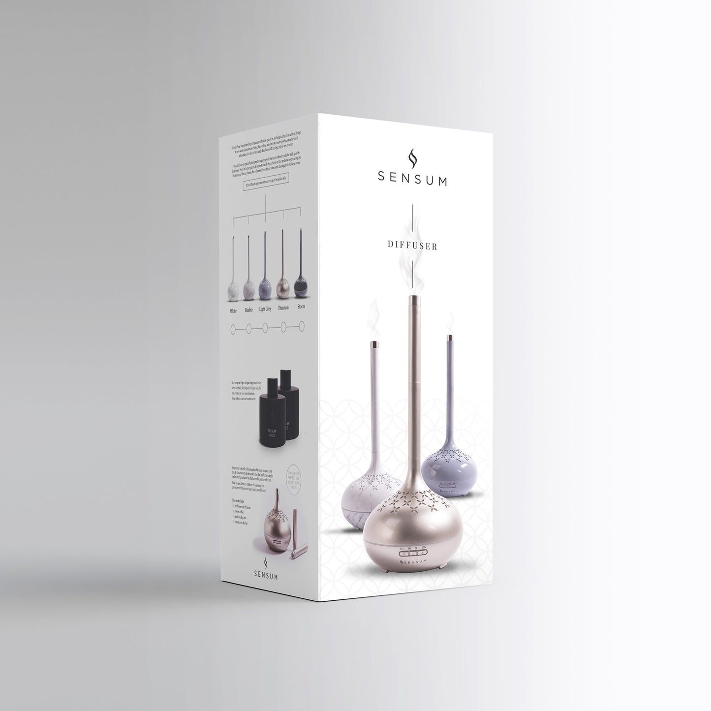 Silver (Titanium) - Sensum Electric Mist Diffuser