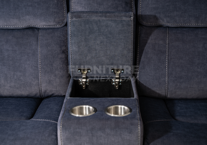 Springhill 3+2 with Console Electric Motion Suite - Grey