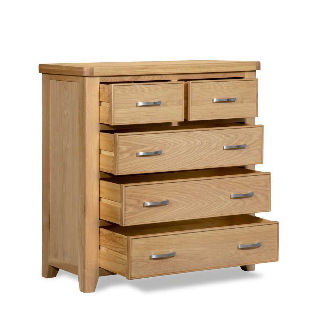 Sligo 5 Drawer Chest - Light Oak