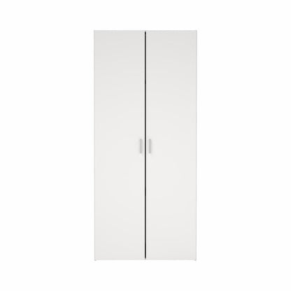 Space Wardrobe with 2 Doors-White
