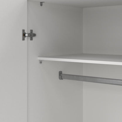 Space Wardrobe with 2 Doors-White