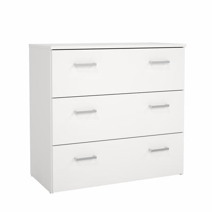 Space Chest 3 Drawers- White