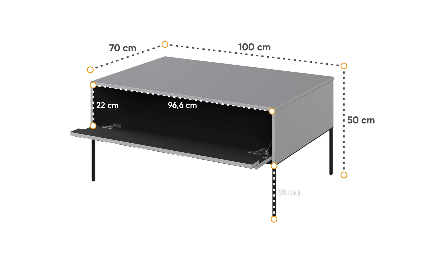 Taylor Coffee Table - Grey