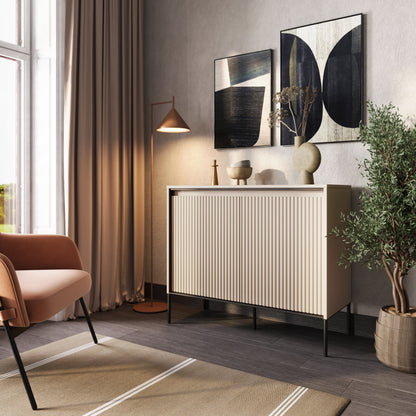 Taylor 2 Door Sideboard Cabinet - Beige