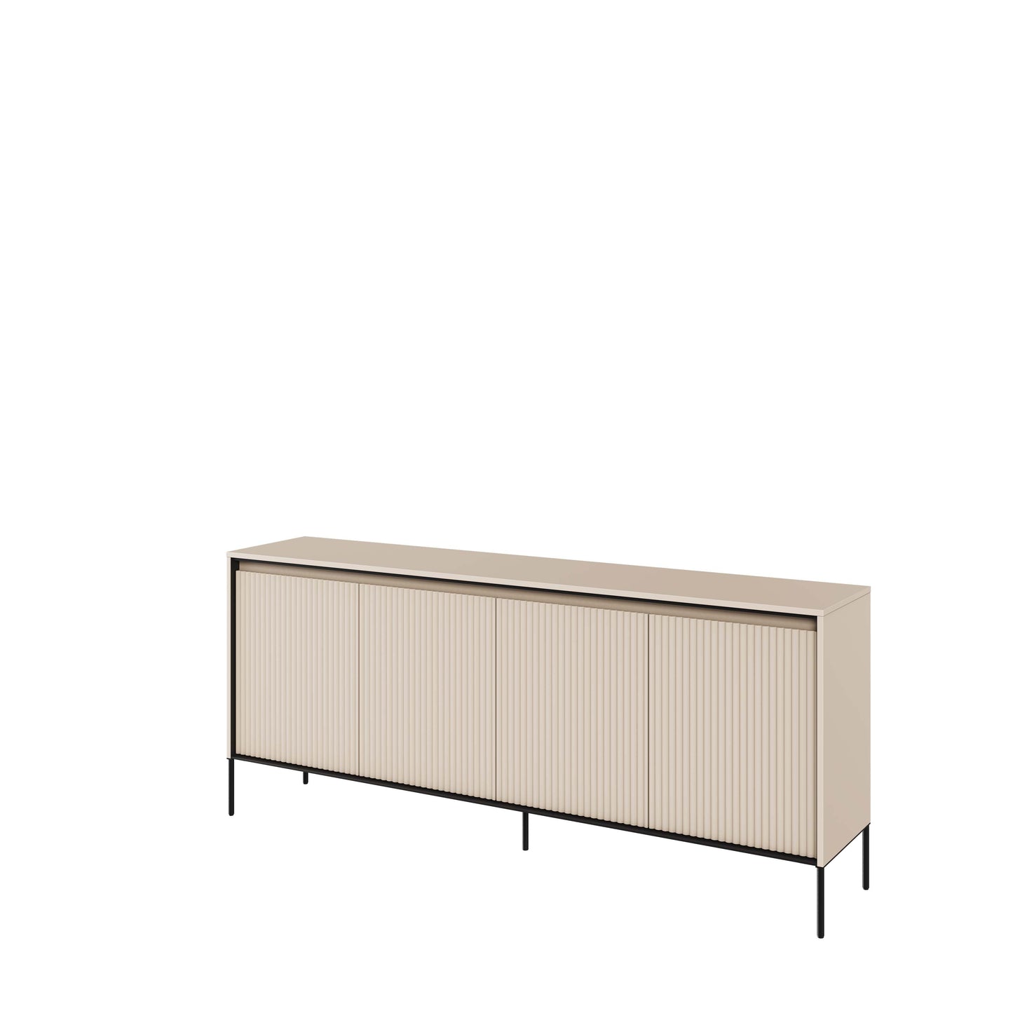 Taylor 4 Door Sideboard Cabinet - Beige